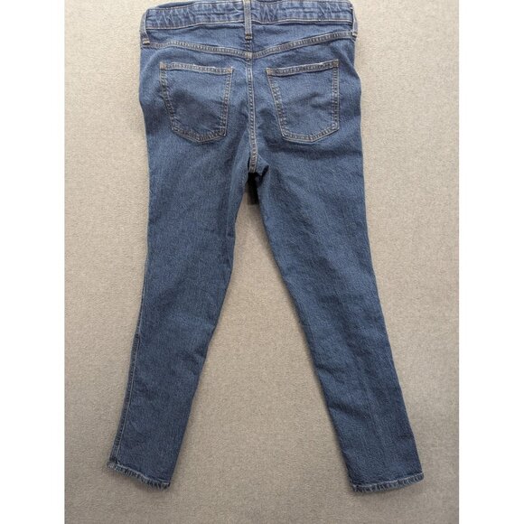 Universal Thread Overalls Womens 8 Blue Denim Bib Adjustable Straps Stretch - Picture 12 of 16